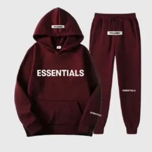 Essential Spring Hooded Tracksuit Brown