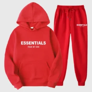 Essentials Fear of God Tracksuits Red