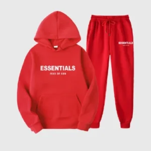 Essentials Fear of God Tracksuits Red