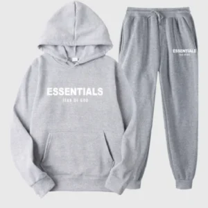 Essentials Hoodie Fear of God Gray TrackSuit