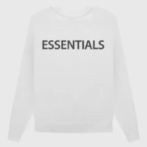 Essentials Overlapped Sweatshirt White