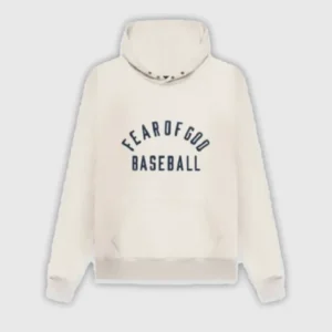 Fear Of God Baseball Hoodie Cream