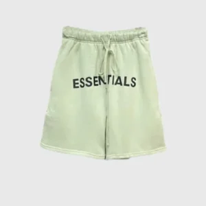 Fear of God Essentials Logo Shorts Green