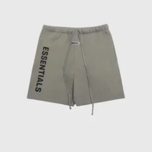 Fear of God Essentials Logo Shorts Grey